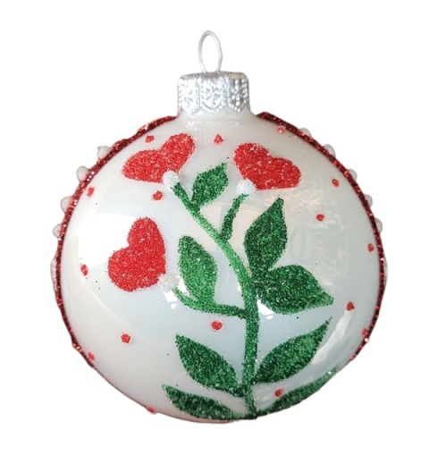 Baubles 100 decorated pack of 4 pieces FOR A FOLK NOTE Baubles 100 decorated pack of 4 pieces FOR A FOLK NOTE
