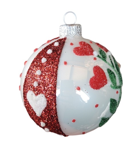 Baubles 100 decorated pack of 4 pieces FOR A FOLK NOTE Baubles 100 decorated pack of 4 pieces FOR A FOLK NOTE