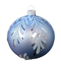 Baubles 100 decorated with ornament, pack of 4: DIAMOND SILENCE