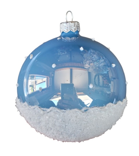 Bombki 100 dekorowane ornament op.4szt.: ZIMOWE FIGLE Bombki 100 dekorowane ornament op.4szt.: ZIMOWE FIGLE