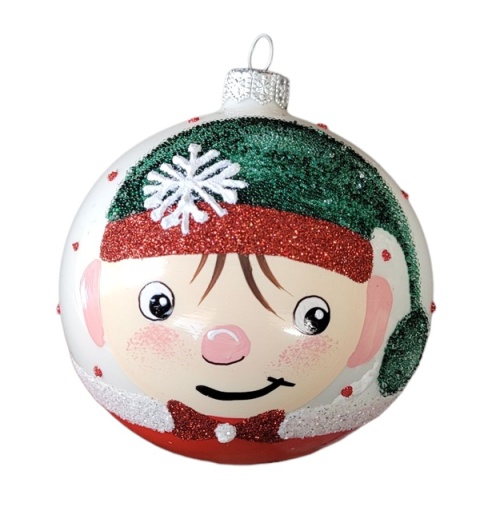 Baubles 120 decorated pack of 4 PAINTED FAIRY TALE Baubles 120 decorated pack of 4 PAINTED FAIRY TALE