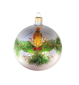 Bombki 80 dekorowane op.4szt LUDOWE (38)