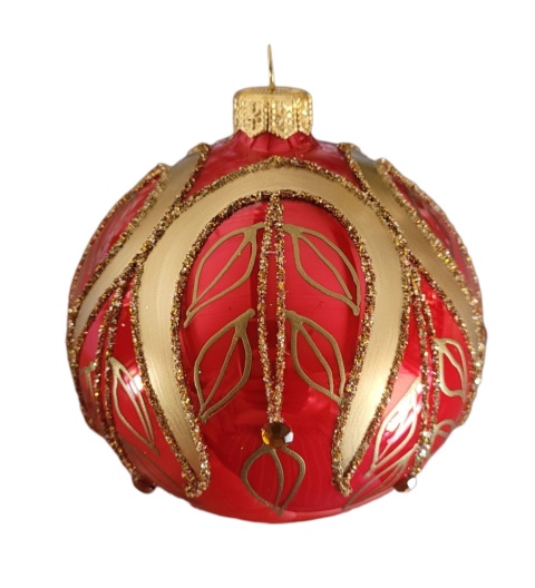 Bombki 80 dekorowane ornament op.6szt.: CESARSKIE ŚWIĘTA Bombki 80 dekorowane ornament op.6szt.: CESARSKIE ŚWIĘTA
