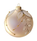 Bombki 80 dekorowane ornament op.6szt.: DOTYK LUKSUSU