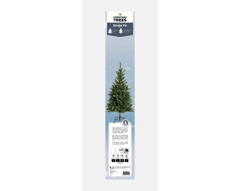 Straja fir Christmas tree 210cm, narrow diameter 109cm (684229) Straja fir Christmas tree 210cm, narrow diameter 109cm (684229)