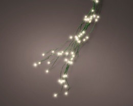 Lampki na zielonym druciku 832LED wiązka 16x240cm ciepłe (496152)