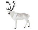 Standing reindeer, very large, fur, light beige, 177x150x56cm (720026) Standing reindeer, very large, fur, light beige, 177x150x56cm (720026)