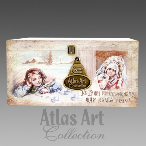 Atlas Art Box: Children with Chickens (Z0030AA) Atlas Art Box: Children with Chickens (Z0030AA)