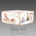 Atlas Art Box: Children with Chickens (Z0030AA) Atlas Art Box: Children with Chickens (Z0030AA)
