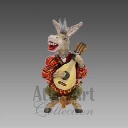 Bombka Atlas Art: Osioł z mandoliną (00779AA)