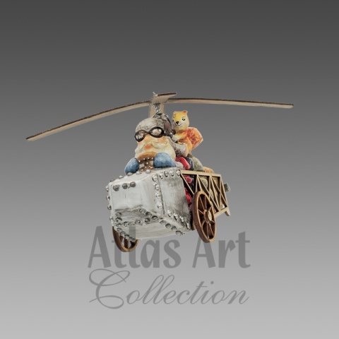 Atlas Art Bauble: Airship (00890AA) Atlas Art Bauble: Airship (00890AA)