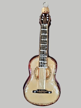 Bauble form: Guitar brown and beige (240) D