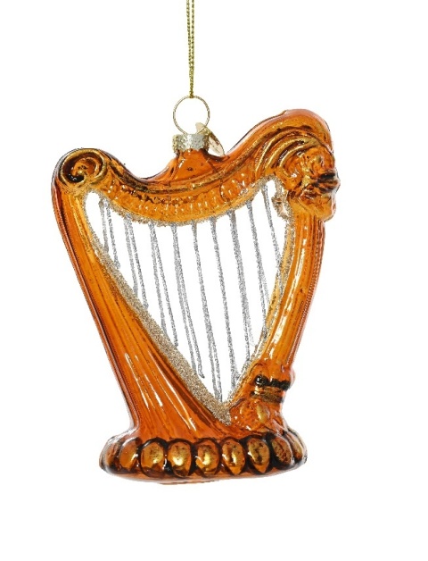 Bombka szklana: Lira miodowa (122256)