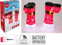 Santa's boots 33cm acrylic 30LED (AGX000220)