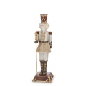 Nutcracker 31cm grey on polyresin base (156567)