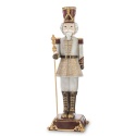 Nutcracker 31cm grey on polyresin base (156567)