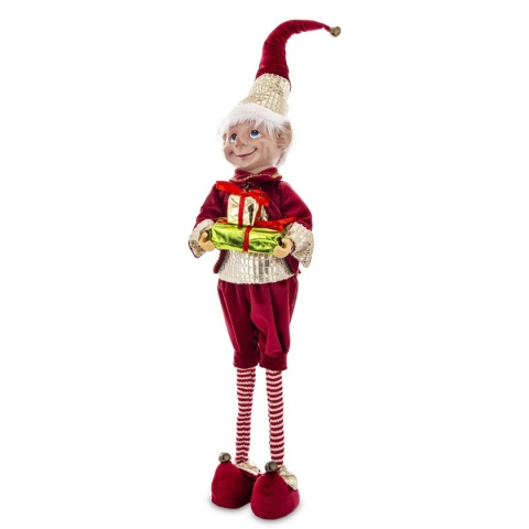 Elf teleskop 60cm bordowe ubranko stojący (170159) Elf teleskop 60cm bordowe ubranko stojący (170159)