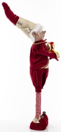 Elf teleskop 60cm bordowe ubranko stojący (170159)