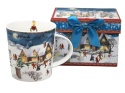 Ceramic mug "Christmas village" (PG-19772) in a decorative box Ceramic mug "Christmas village" (PG-19772) in a decorative box