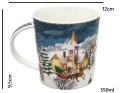 Ceramic mug "Christmas village" (PG-19772) in a decorative box Ceramic mug "Christmas village" (PG-19772) in a decorative box