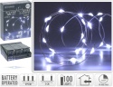 Lamps on wire 100LED cold 495cm battery timer (AX9730540) Lamps on wire 100LED cold 495cm battery timer (AX9730540)
