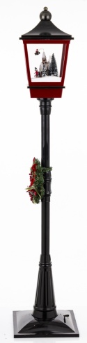 180cm LED lantern with moving scene, spinning snow, playing (179882)