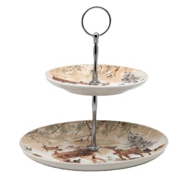Patera dwupoziomawa ceramiczna 