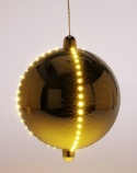 Snowball złoty 15cm śnieżny wodospad 19LED (XX8310590) Snowball złoty 15cm śnieżny wodospad 19LED (XX8310590)