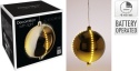 Snowball złoty 15cm śnieżny wodospad 19LED (XX8310590) Snowball złoty 15cm śnieżny wodospad 19LED (XX8310590)
