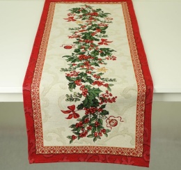 Bieżnik gobelinowy Eden 35x100cm Ostrokrzew (SW409)