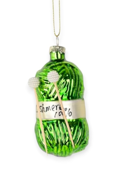 Glass bauble: "I knit" (TG79506)