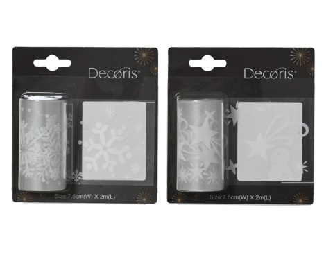 Window decoration with star ribbon (463465)