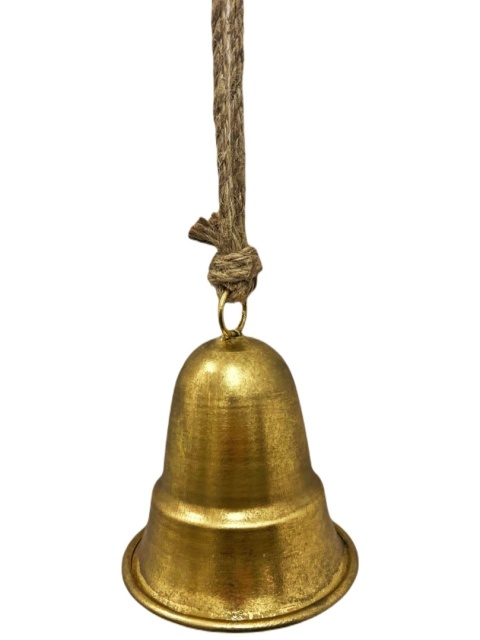 Gold-rubbed metal bell (RF0766)