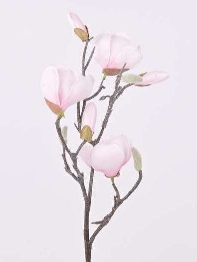 Gałązka magnolia różowa 58cm (CV36636-2)