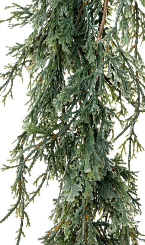 Green garland 130cm PE "thuja" (OZB07253)