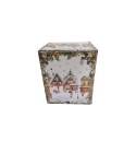 Christmas Village porcelain mug with infuser, decorative box