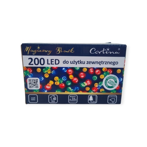 LED lamps 200L 10m color inside/outside (21/14/LED/M)