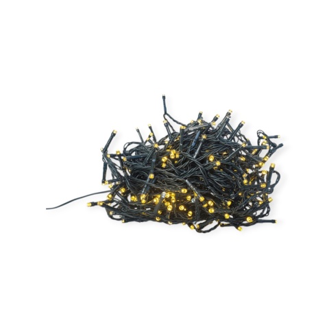 LED lamps 400L transformer warm + cold flash 20m decoration (2/20/FLE/WW+CW) green cable inside/outside