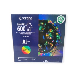 Lampki LED 600L multikolor 30m wew/zew (10/16/LED/M)