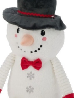 Bałwan pluszowy 65cm zwisające nóżki duży (504269)