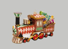 Bombka Huras: Lokomotywa z choinką (HF521CL) fundacja