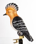 Glass bauble: Hoopoe bird on a clip (173951)