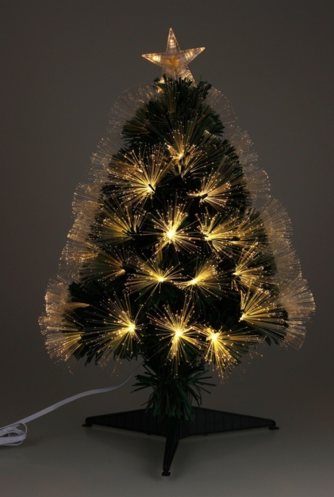 Choinka światłowodowa 90cm 8funkcji ciepła zasilacz (AFB000410)