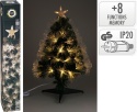 Choinka światłowodowa 90cm 8funkcji ciepła zasilacz (AFB000410)