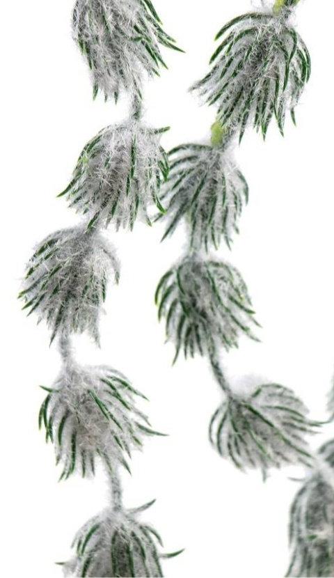 Gałązka flokowana zimowa "modrzew" (GL03742)