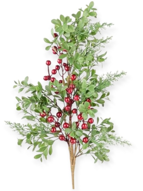 Gałązka 85cm mix gałązek bordowe owoce (CV37232) 85x20cm