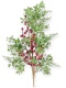 Gałązka 85cm mix gałązek bordowe owoce (CV37232) 85x20cm