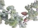 Snow-covered garland 180cm larch with cones (519196)