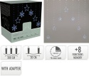 266LED cold curtain with snowflakes, 8 functions, timer, wire (AVX100620)
