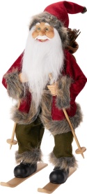 Santa Claus 45cm on skis (515270)